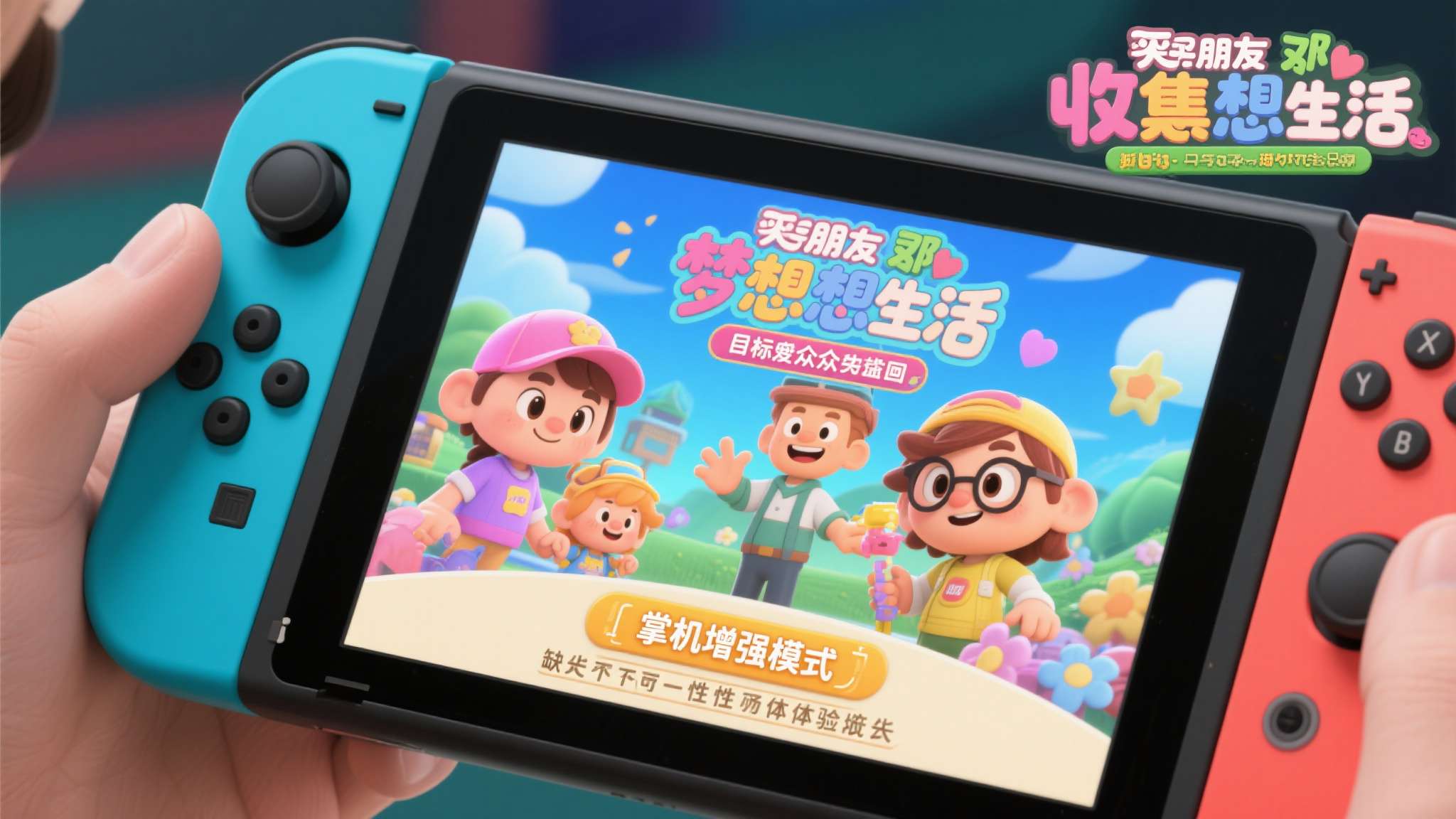 坦率地说，对于《朋友收集梦想生活》的目标受众而言，"掌机增强模式"的缺失并不会造